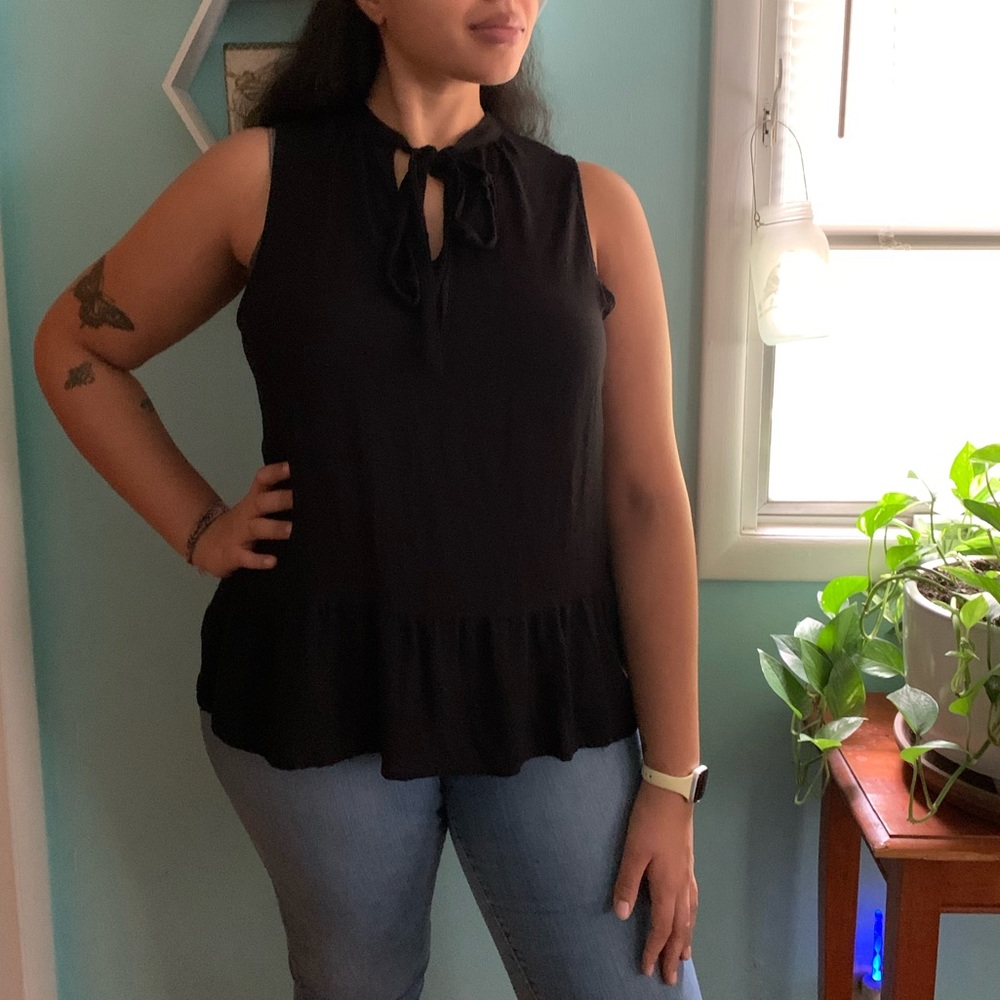 Faded Glory: Black Blouse